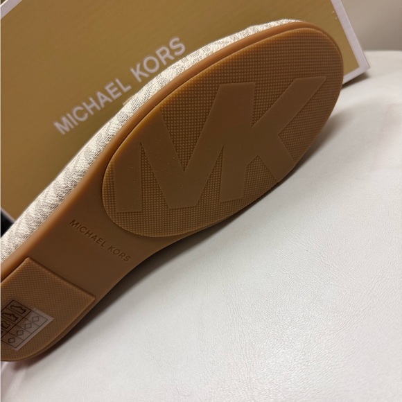 Michael Kors Beige Patterned Loafers - Picture 4 of 4